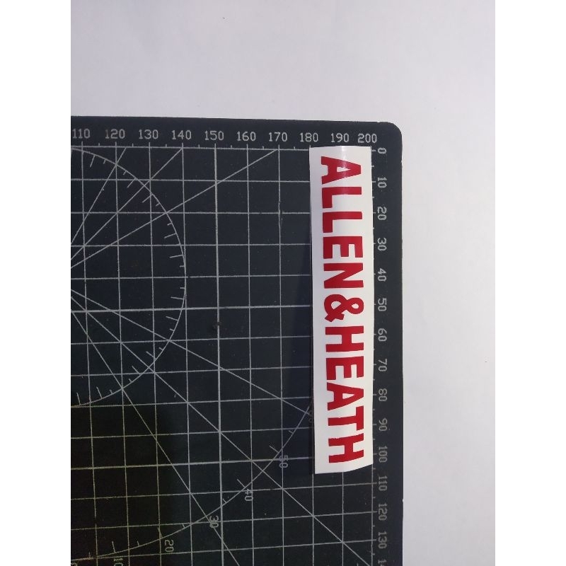 

cutting stiker Allen&heath