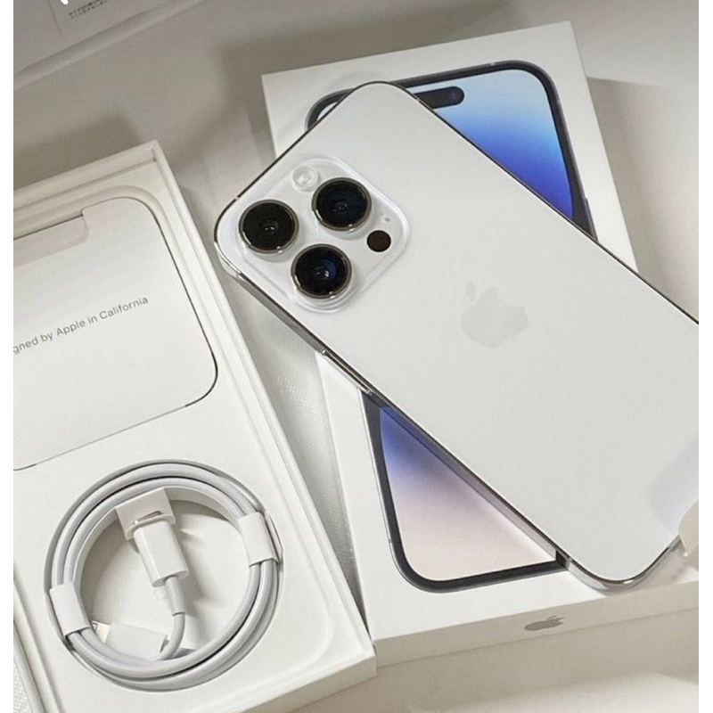 IPHONE 14 PRO MAX 128 GB SILVER SINYAL AKTIF ALL OPERATOR, GARANSI IMEI BERFUNGSI PERMANEN, DURASI I