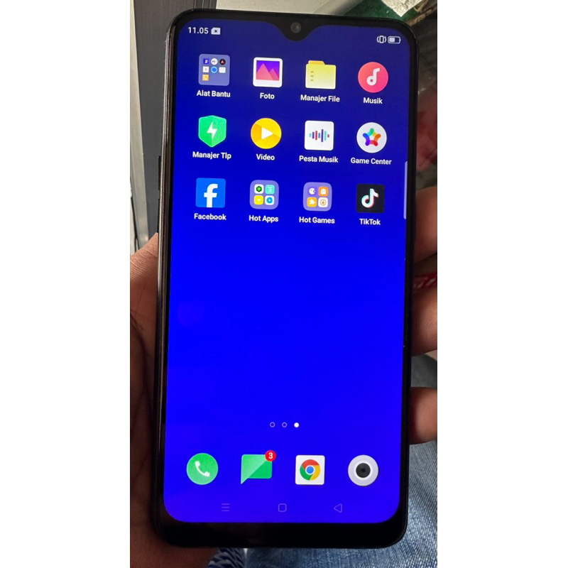lcd touchscreen oppo A5S/A12/A11K original copotan