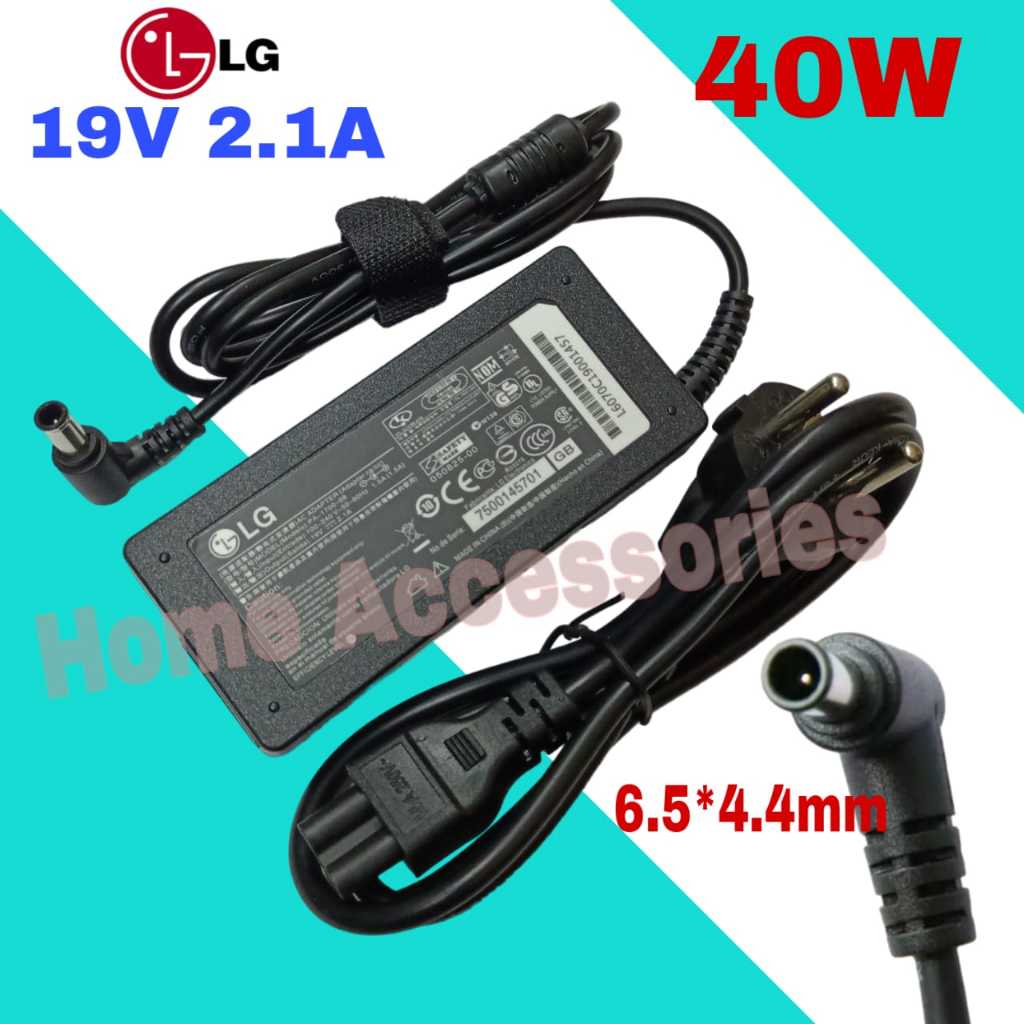 ADAPTOR CARGER TV TELEVISI LG LED LCD MONITOR 19V 2.1A Bisa Untuk 19V 1.7A 19V 1.6A 19V 1.3A/ Adapto