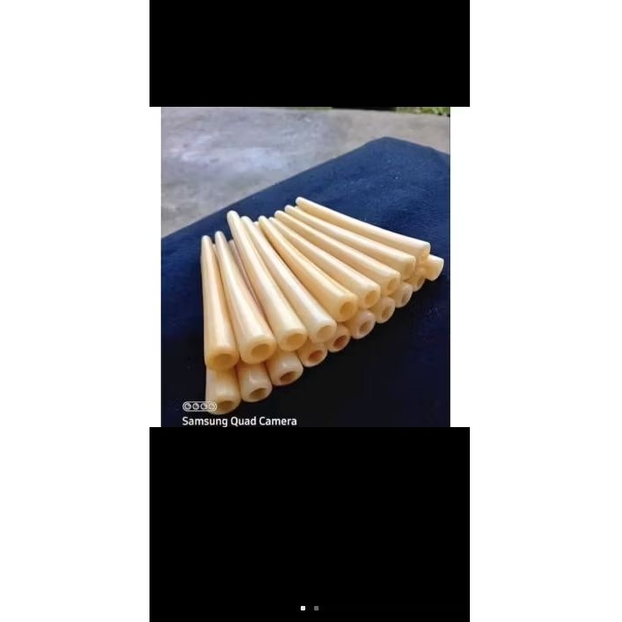 once pipa tulang sapi model pucuk gg uk 12cm