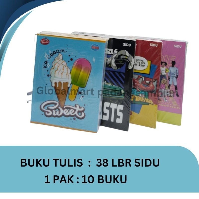 

BUKU TULIS 38 LBR SIDU