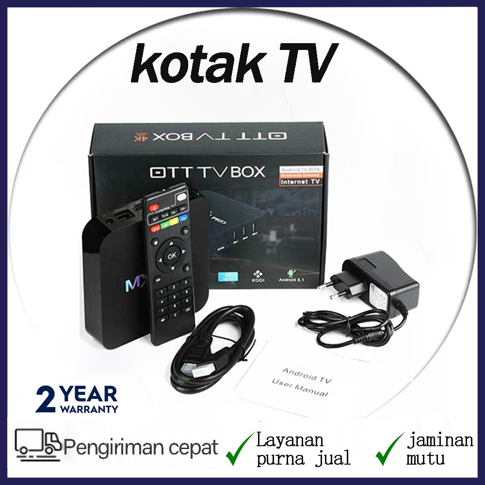 TV BOX Android MXQ PRO 5G Smart TV 4K ULTRA HD RAM 1GB ROM 8GB - Android TV BOX MXQ-Pro 4K Smart TV 