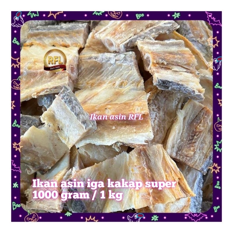 

ikan asin iga kakap super 1000gram
