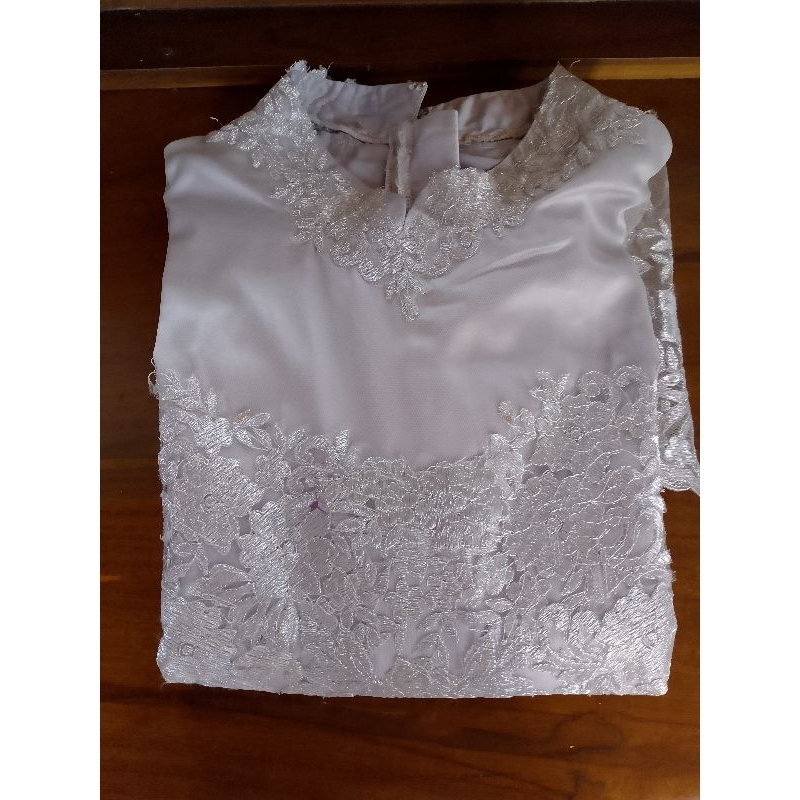kebaya abu abu preloved