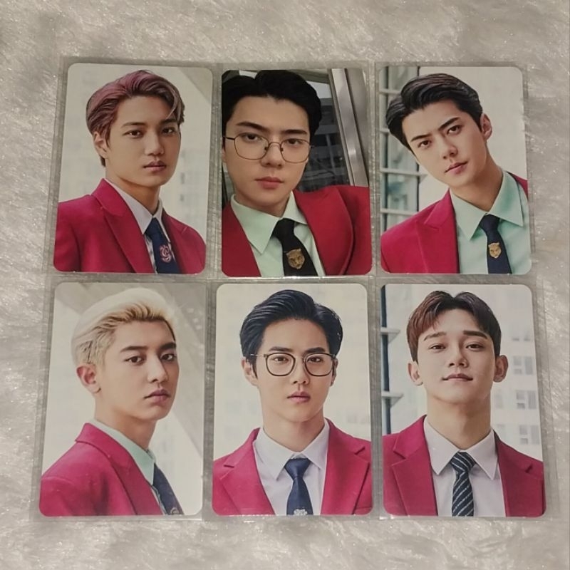 Photocard Official Sehun Kai Chanyeol Suho Chen EXO Jasmer