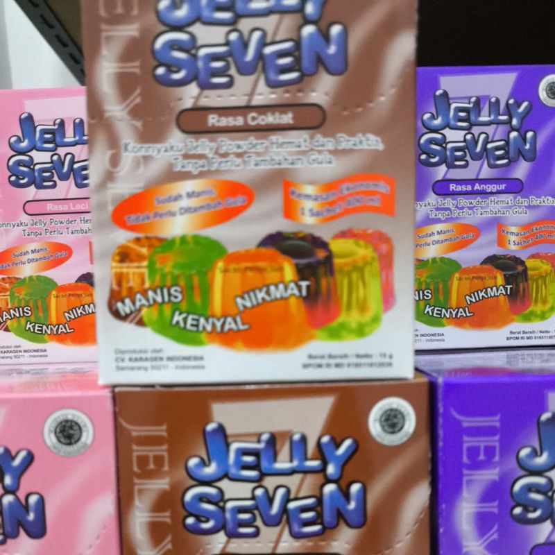 

jelly seven ekonomis cokelat