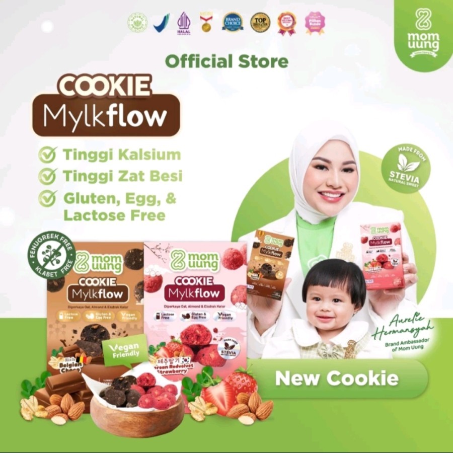 

INTERNIAGA MOM UUNG - COOKIE MYLKFLOW 150G