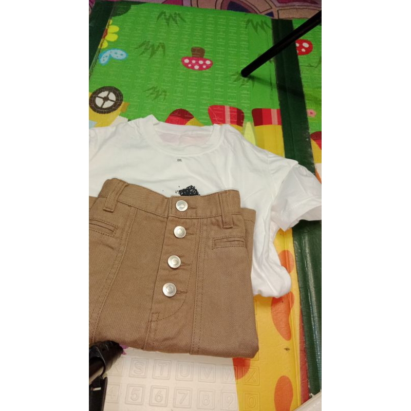 Set Rok anak cewek 5-6 tahun/set rok anak/setelan anak