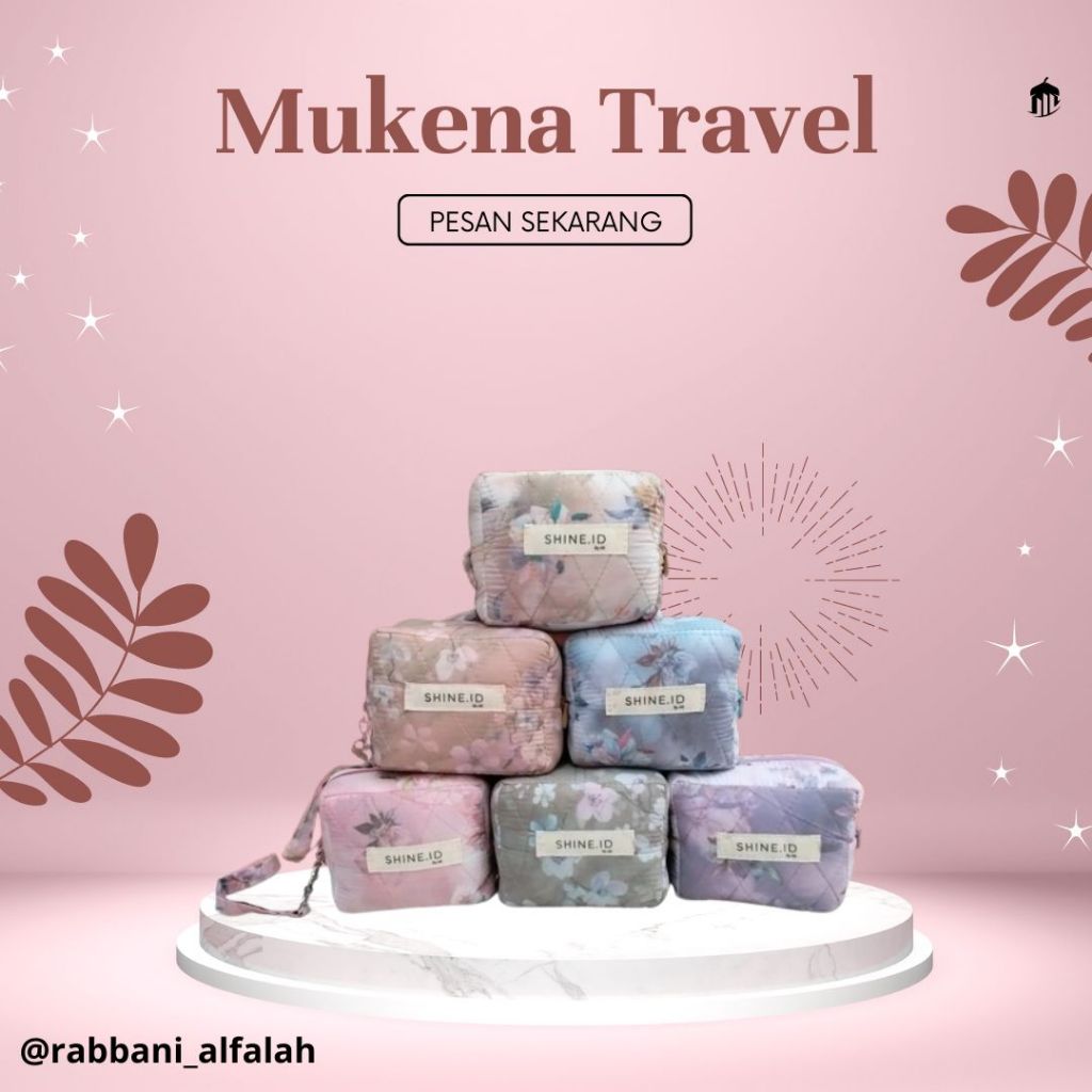 MUKENA TRAVEL MOTIF/MUKENA TRAVEL MINI 2IN1/MUKENA TRAVEL LASER CUT/MUKENA TRAVEL/MUKENA TRAVEL PREM