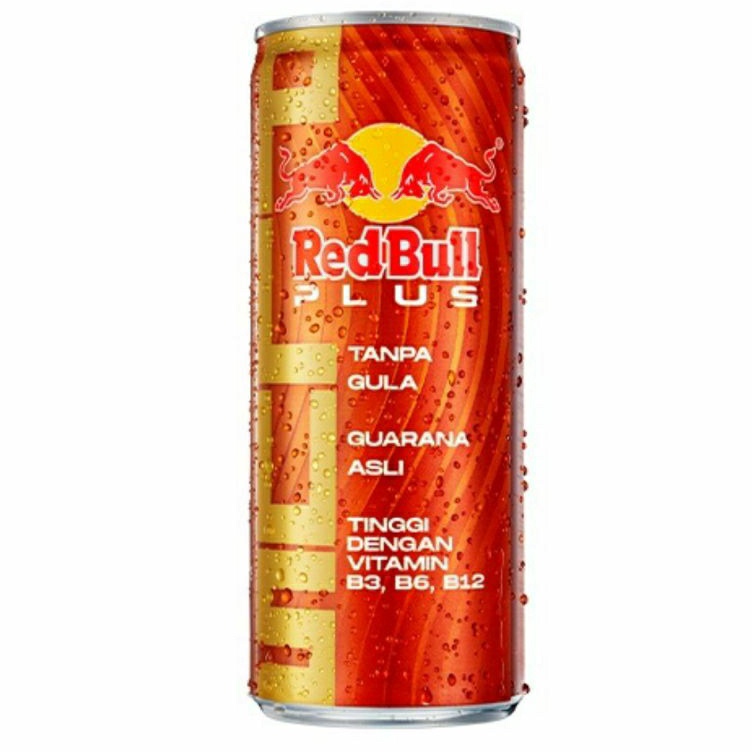 

bl Ready RedBull Plus Zero Sugar 25ml Energy Drink Bebas Gula Original Thailand D67