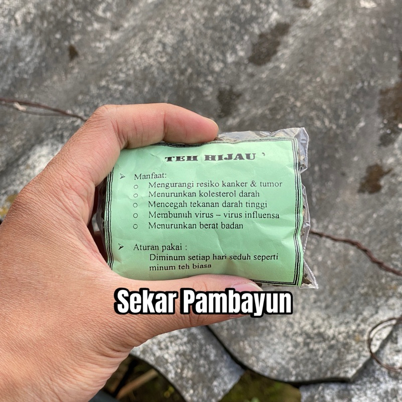 

TEH HIJAU HERBAL 100% MURNI