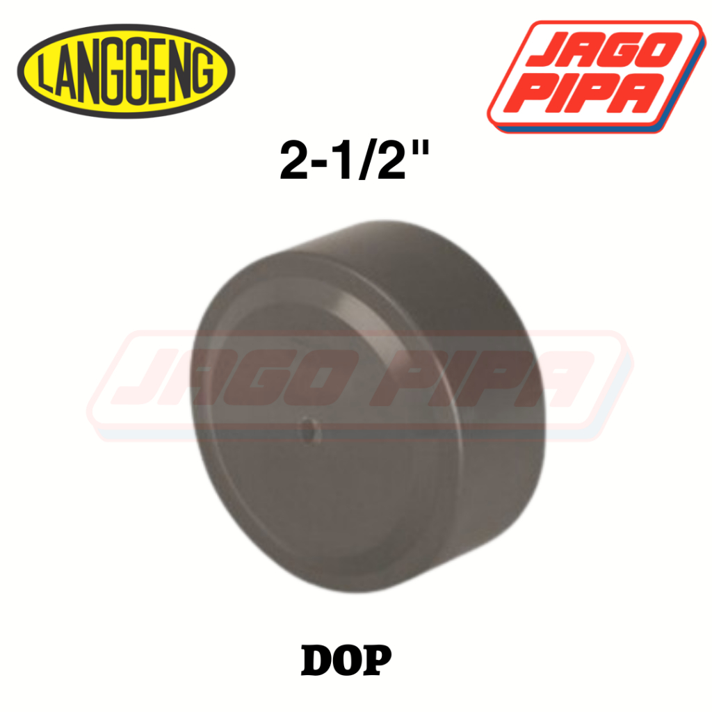 Langgeng Dop D 2-1/2 Inch Cap DV Tutup Pipa Fitting PVC 2-1/2"