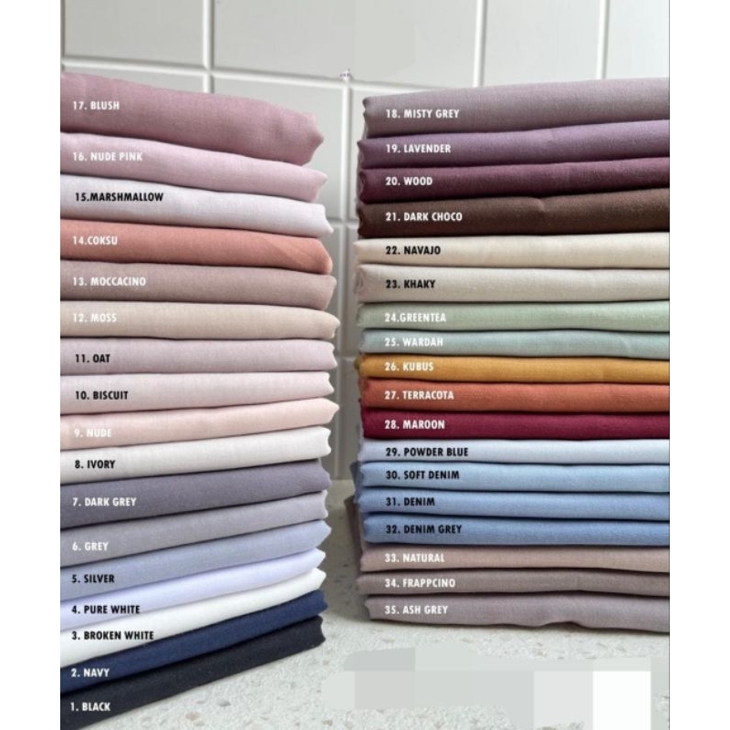 Vv Collection Hijab - Paris Plain Japan (Hijab Segiempat Paris Japan Ori)