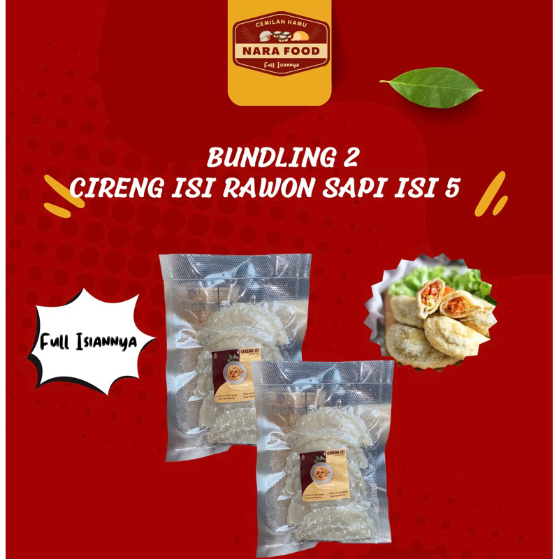 

BUNDLING 2 Isi 5 Cireng isi Rawon Sapi Pedas Gurih