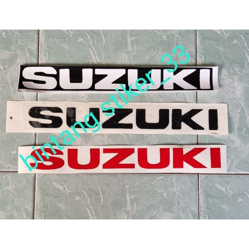 stiker sticker suzuki katana/stiker suzuki buat pintu belakang katana