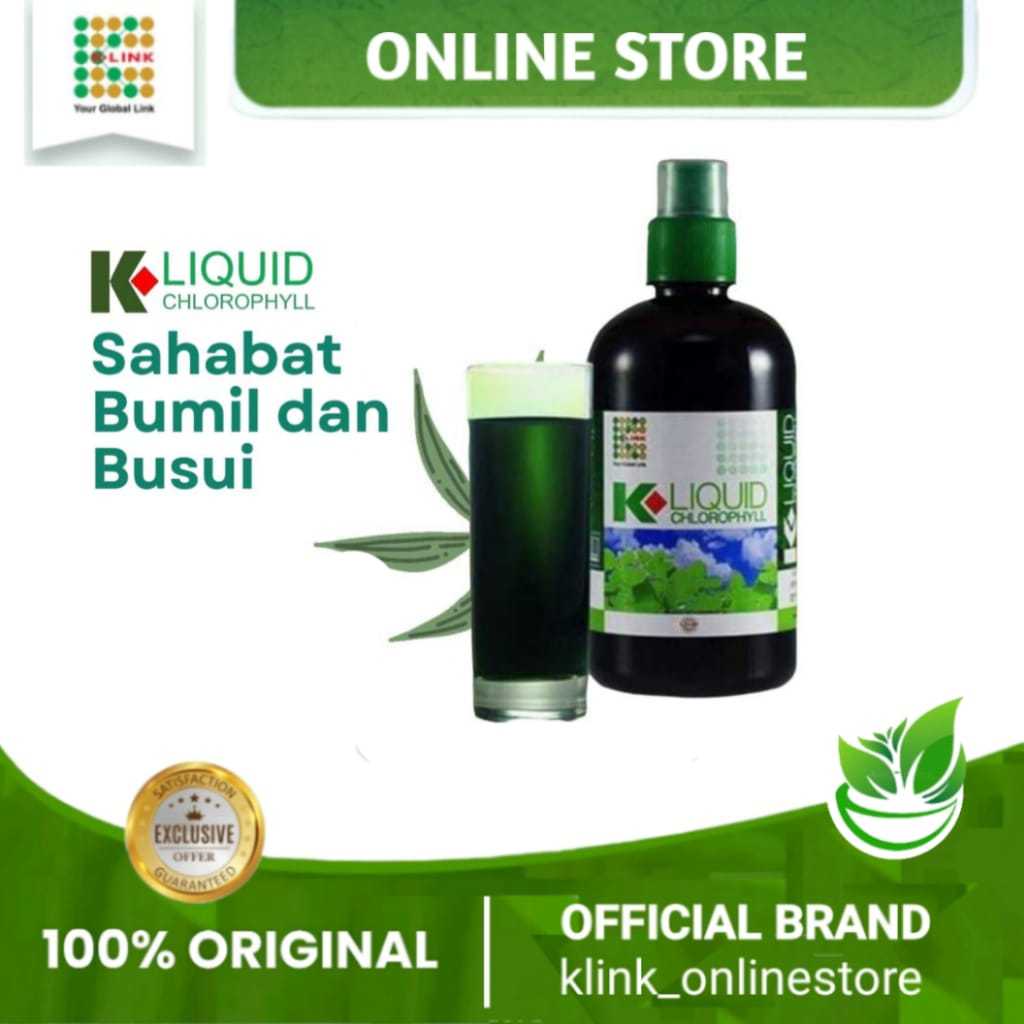 Klorofil K Link Original.K Liquid Chlorophyll.Klorofil Asli K Link.Kloropil Klink.