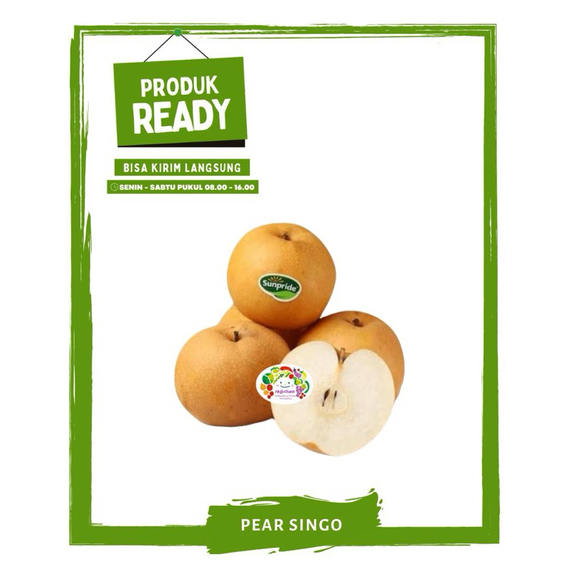 

Pir / Pear Singo / Buah Buahan Segar Ready On Mallahrizwa