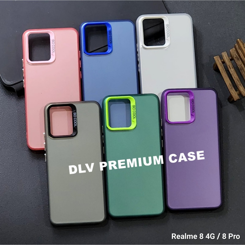 REALME 8 4G REALME 8 PRO CASE IMD HYBRID PLATE HOLOGRAM CASE SOCOOL REALME 8 4G REALME 8 PRO