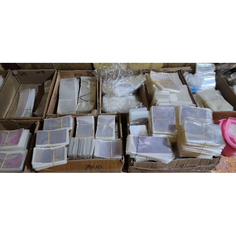 

Plastik kaca bening/Plastik OPP tanpa seal/Plastik acc 50 gram
