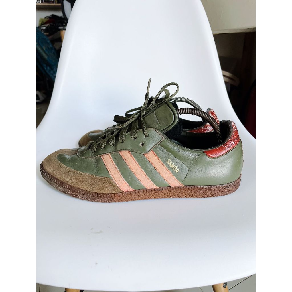 Sepatu Sneaker Adidas Samba Army Vintage Authentic Second Original