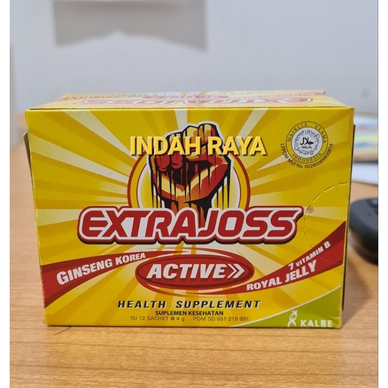 

EXTRAJOSS ACTIVE HEALTH SUPPLEMENT GINSENG KOREA 12 SACHET @ 4GRAM /KTK