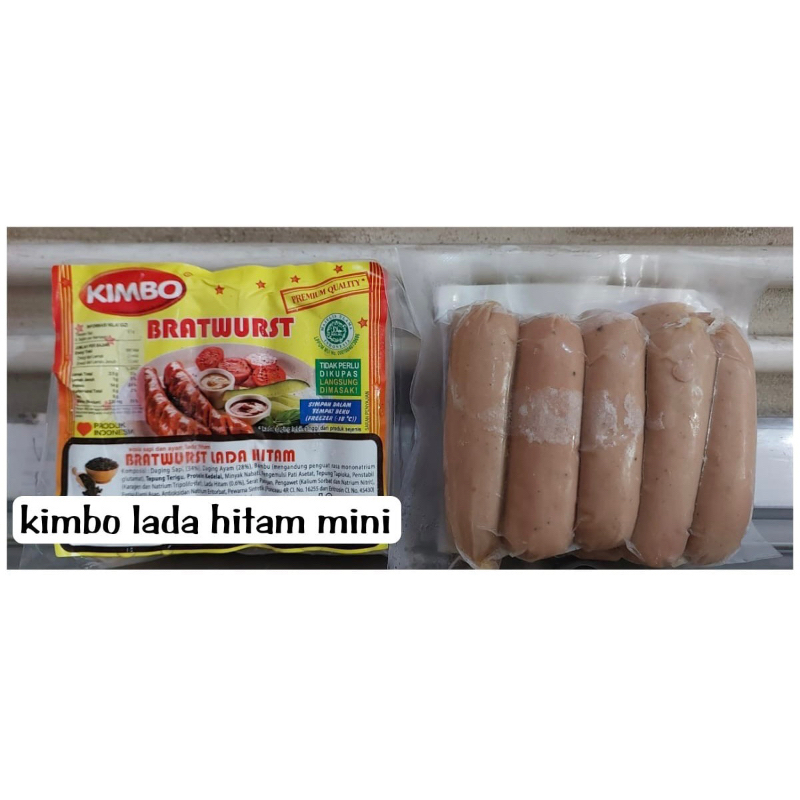 

KIMBO MINI BRATWURST LADA HITAM 500gr