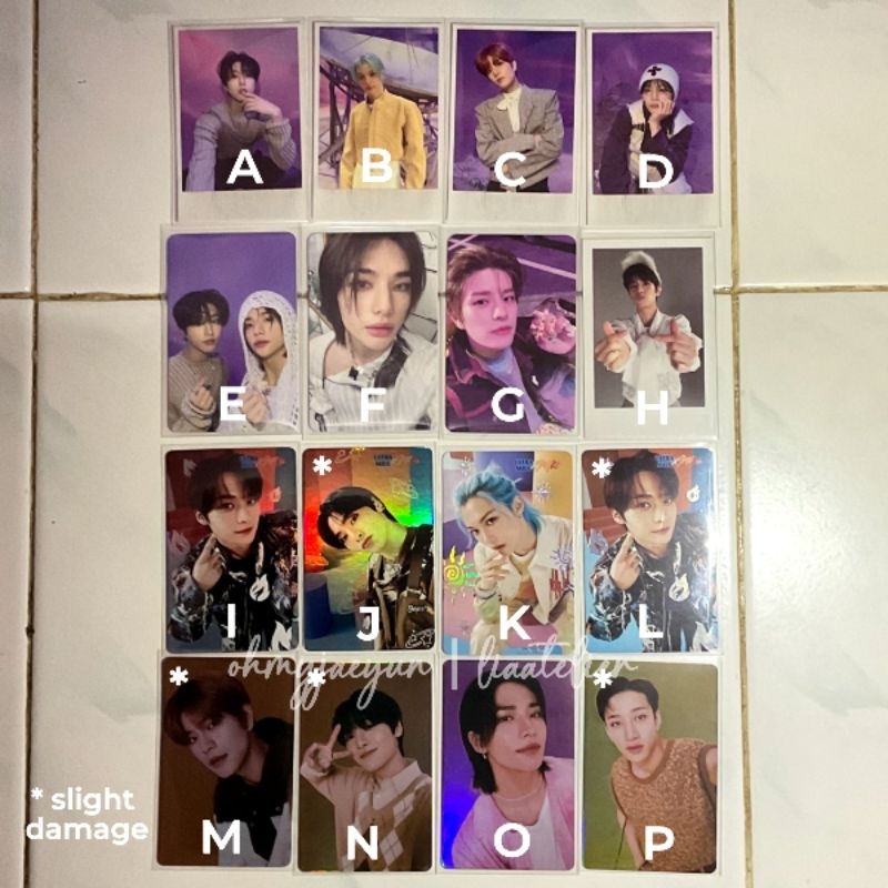 CLEARANCE SALE AAB STRAY KIDS OFFICIAL PHOTOCARD POLAROID ULTRA MILK ROUND 1 2 PC 5 STAR ROCK STAR M