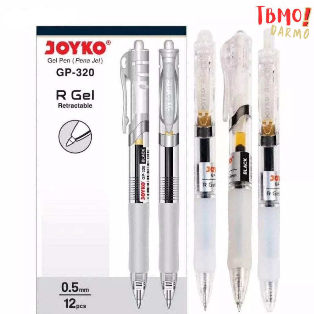 

TBMO (ECER) BALLPEN JOYKO GP-320R GEL 0.5MM HITAM