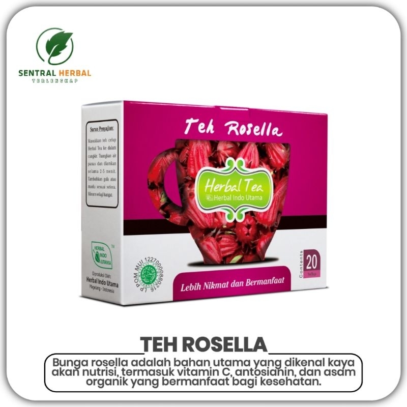 

Teh Rosella Herbal Indo Utama Kesegaran Alami dalam Setiap Kantong