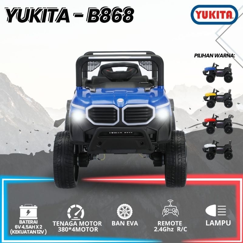 Mobil aki anak YUKITA B868 B-868 B 868 F150 F-150 F 150