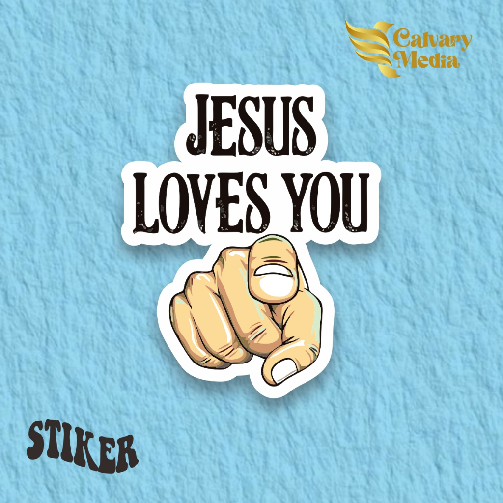 

Stiker Rohani Kristen_Jesus Love You_1 Viral
