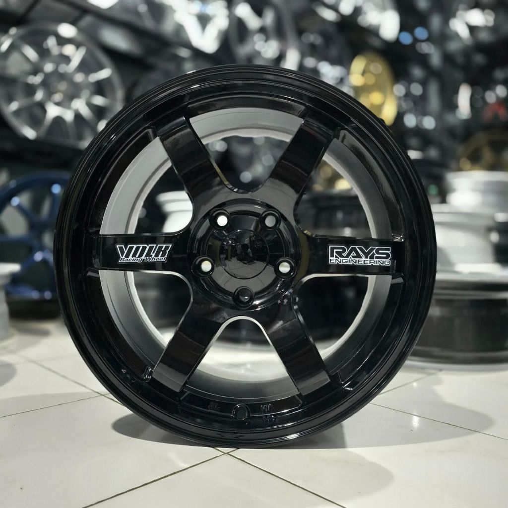 Velg Mobil TE37 Ring 17 Pcd 5x114.3 Lebar 8 et 40 velg racing innova.terios,rush,hrv