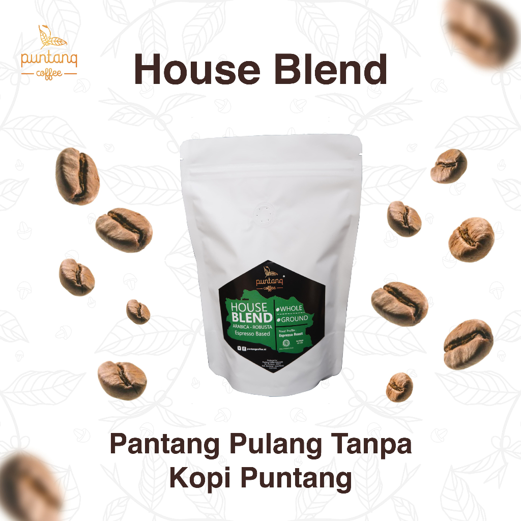 

Kopi Puntang House Blend Arabika Robusta Original 100gr
