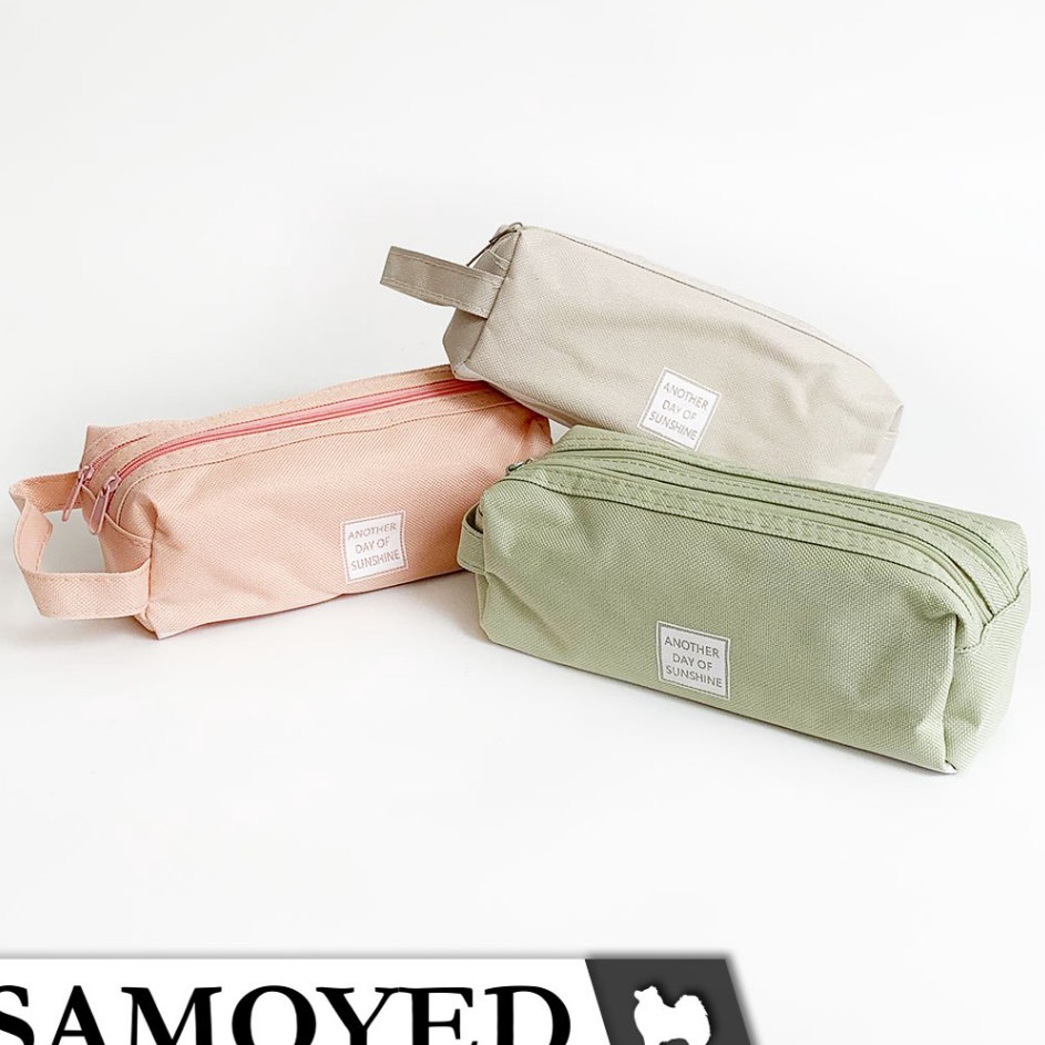 

Belanja Nyaman Tempat Kotak Pensil Alat Tulis Kosmetik Dompet Kain Kanvas Stationery Pencil Pen Cosmetic Travel Case Box Pouch Canvas Samoyed PCMI1