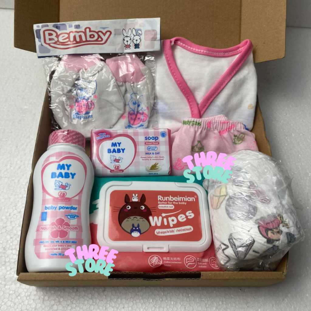 Kado Bayi Newborn Isi Lengkap / Parcel Baby Gift Set Cowok & Cewek