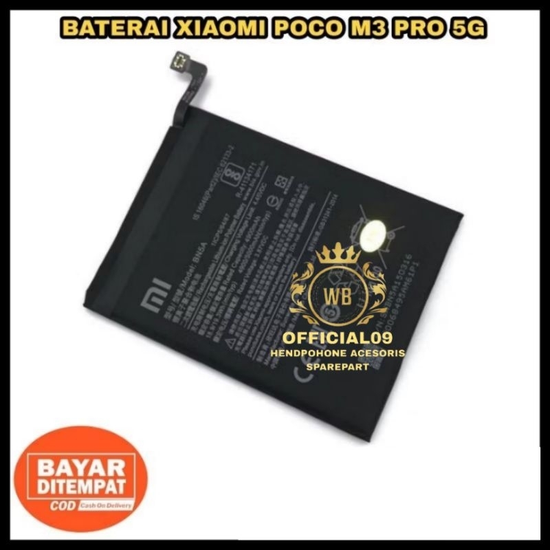 BATERAI BATRE BATREI BATTREY XIAOMI XIAOMI POCO M3 5G / POCOPHOONE M3 5G BN5A