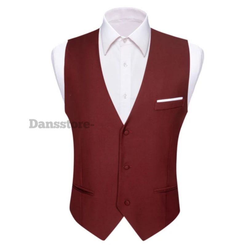 Rompi Vest Jas Rompi Pria Dalaman Blazer
