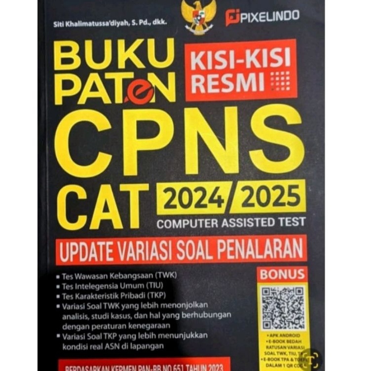 

Super Hits BUKU PATEN CPNS CAT 224225