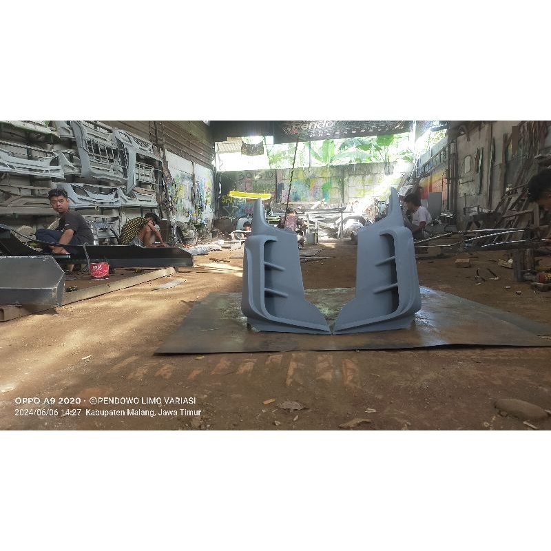 pipi canter bahan plat