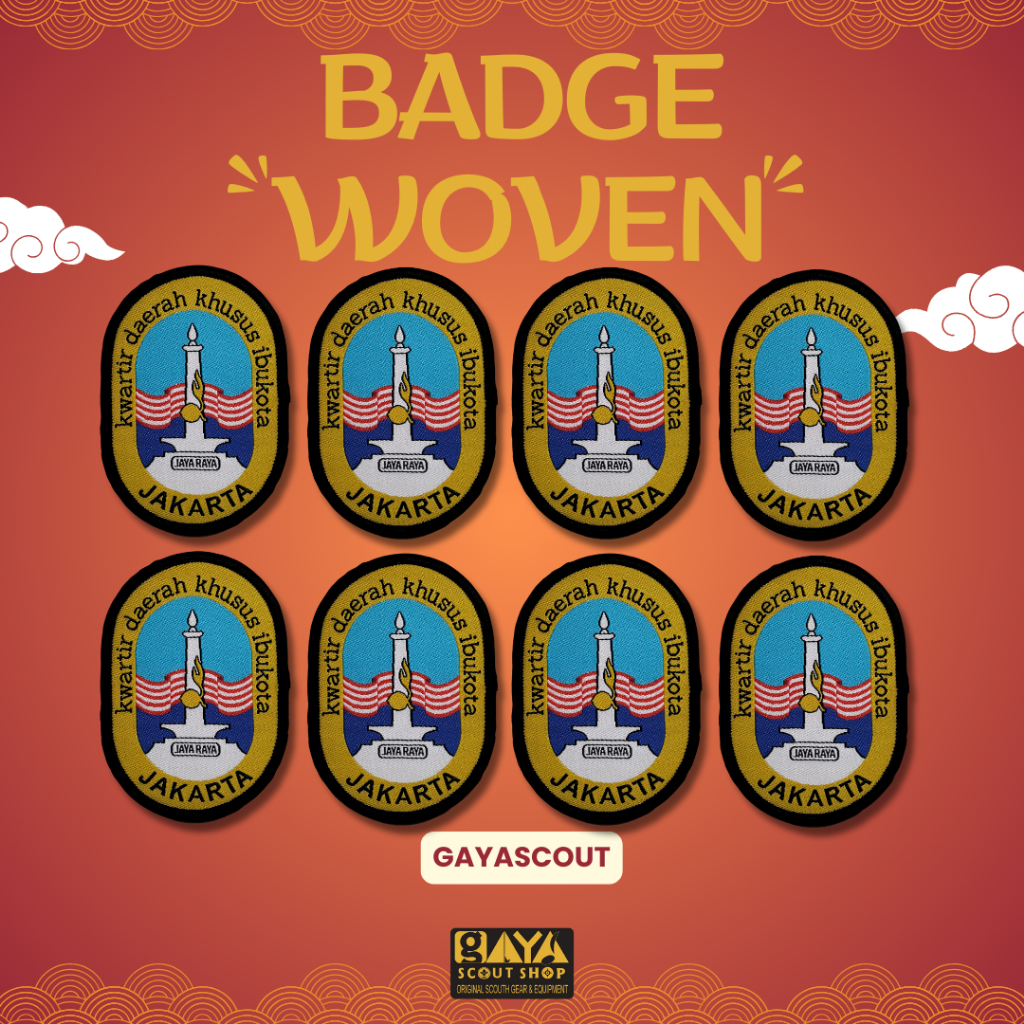 Badge Woven Kwarda DKI Jakarta Termurah