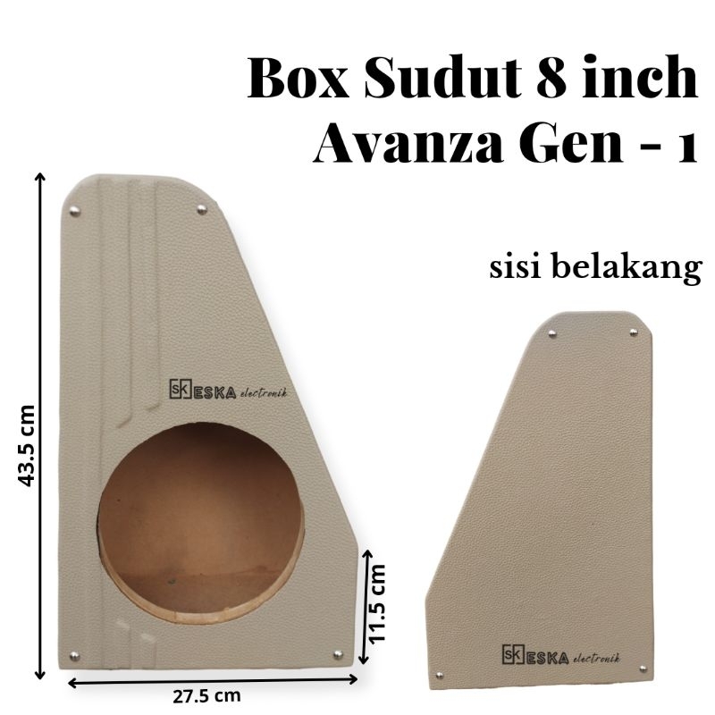 Box Sudut Avanza Gen 1 Box subwoofer 8 inch Sudut Box Sudut 8 inch