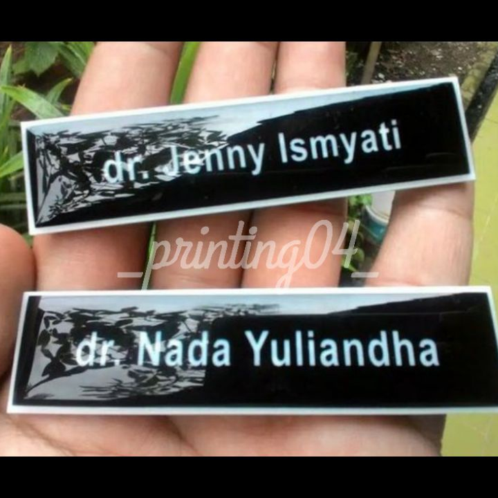 

NAME TAG NAMA DADA AKRILIK RESIN PENITI MAGNET MURAH MERIAH.....