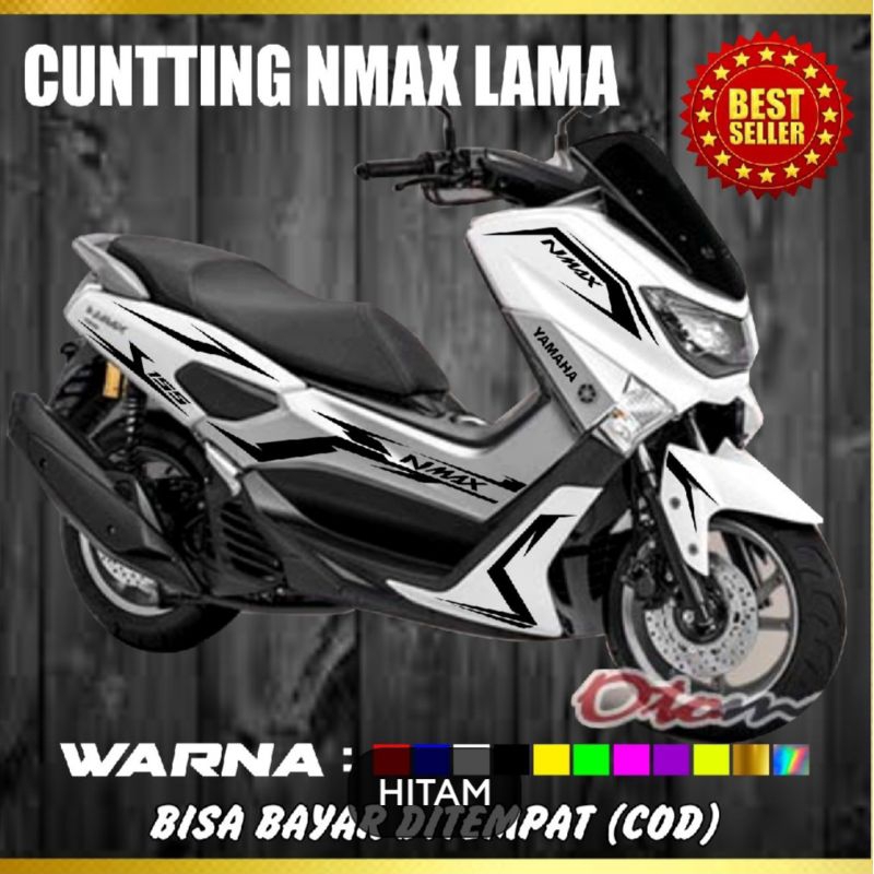 cutting stiker Nmax old nmax lama warna hitam