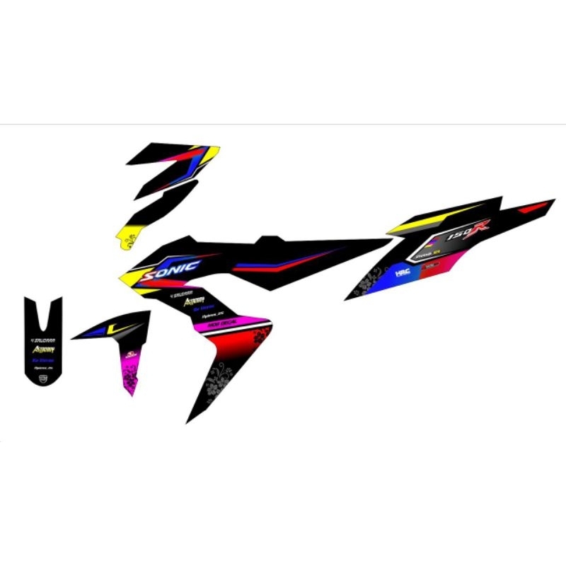 Decal stiker honda Sonic keren murah berkualitas
