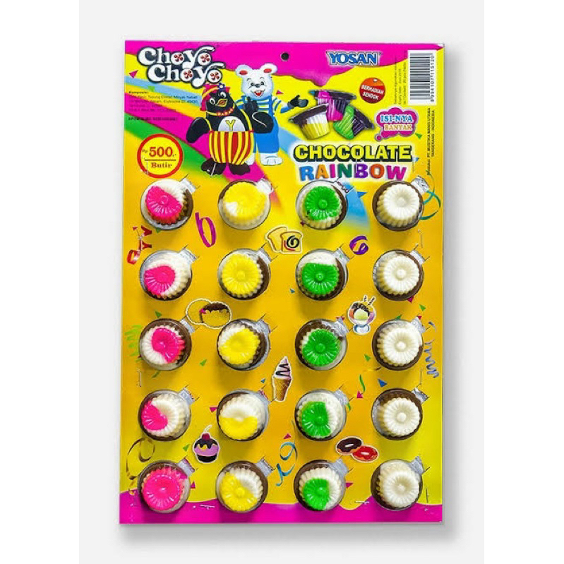 

[1 Pack isi 20] Coklat Choyo Choyo cup Jajan Camilan Jadul