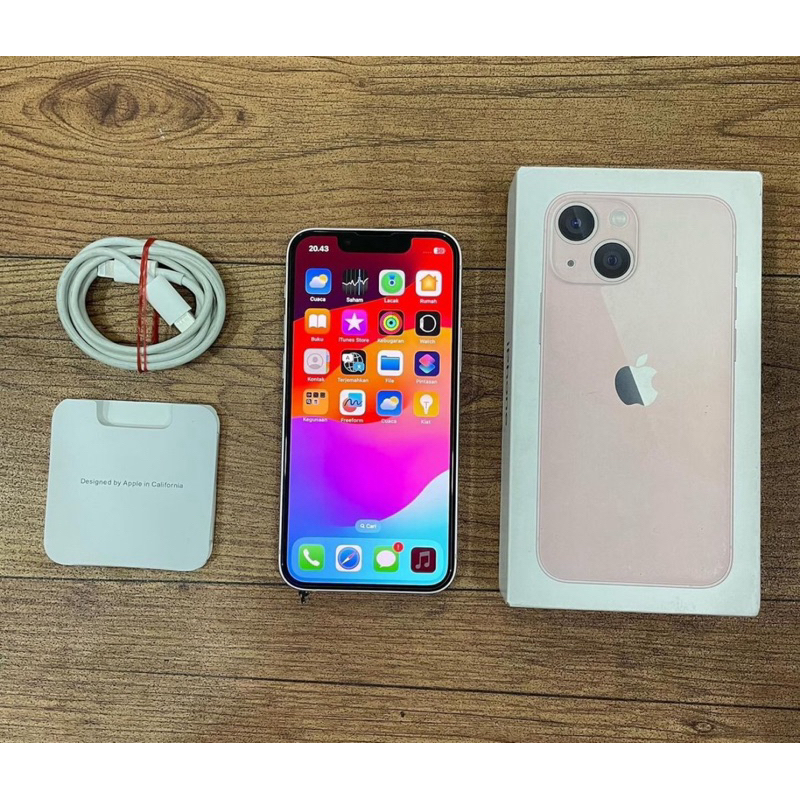 IPHONE 13 MINI 256 GB PINK SINYAL AKTIF ALL OPERATOR, GARANSI IMEI BERFUNGSI PERMANEN, DURASI IMEI P