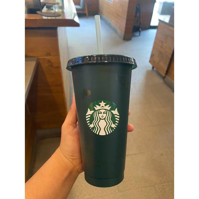 Starbucks Reusable Cup Straw Green