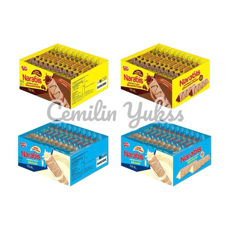 

Naraya Narabis Sandwich Pastry 360g [Kotak] Naraya Cereal Based Snack Narabis Sandwich Pastry Chocolate Milk Flavour