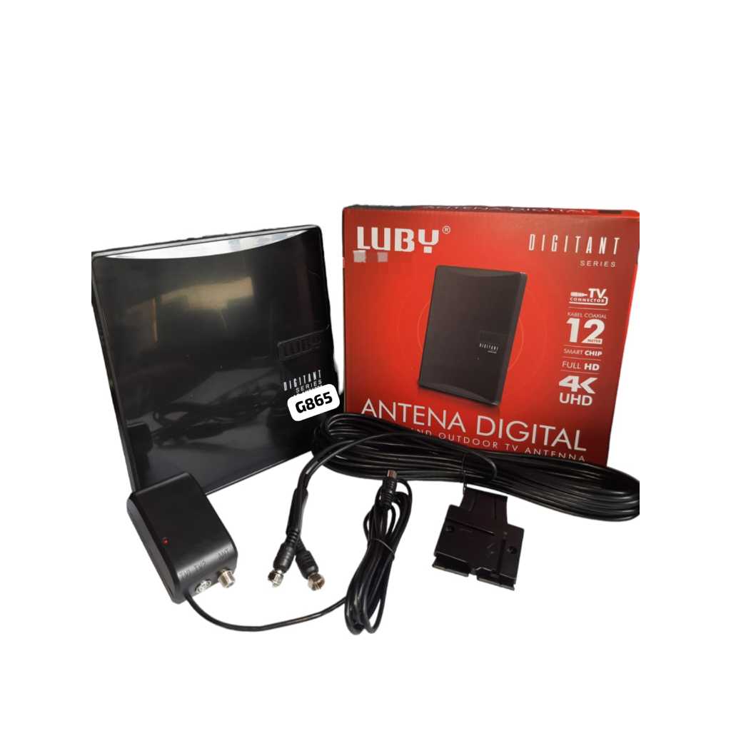 G865 ANTENA OUTDOOR INDOOR TV DIGITAL TELEVISI GAMBAR VIDEO 4K LAYAR FULL HD SINYAL SIGNAL PENGUAT